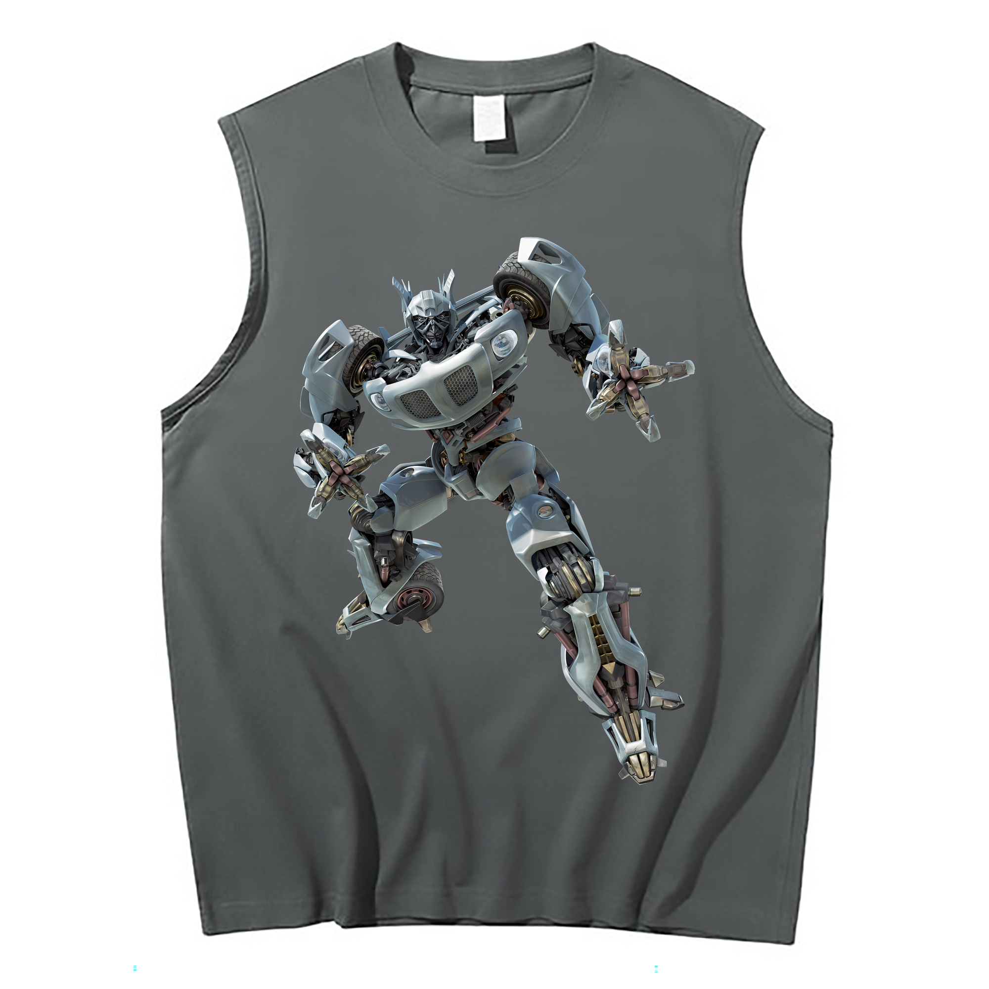 （画像用） Transformers トランスフォーマー コットン100％タンクトップ（フロントプリント）